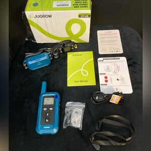 Jugbow DT-68 Blue Rechargeable Dog Training Collar with Remote